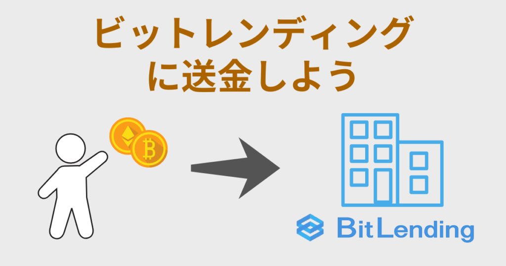 ビットレンディングに送金する方法